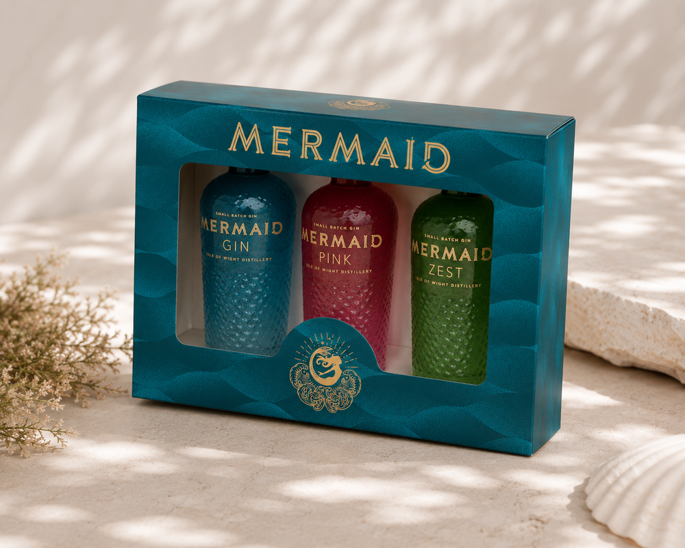 Mermaid Gin Miniature Gift Set