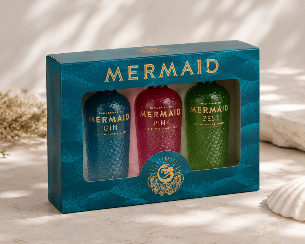 Mermaid Gin Miniature Gift Set